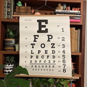 Society6 Eye Test Poster